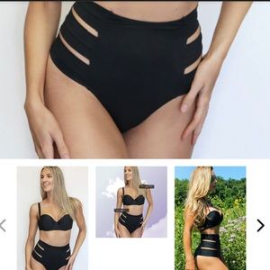 Hollywood high waist bikini bottom